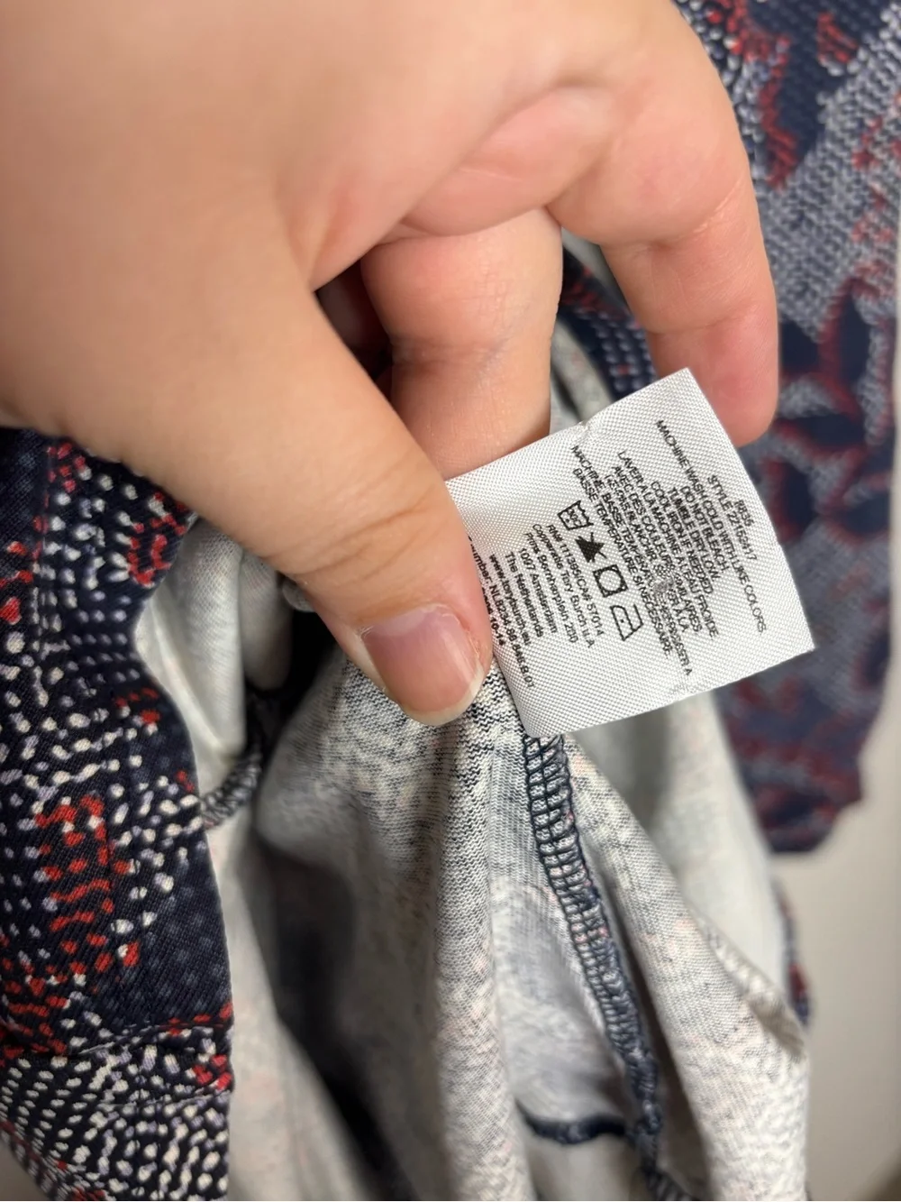 Tory Burch long sleeve 100% cotton floral dress blue and orange size small